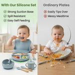 Silicone Bib Baby Feeding Set